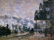 Claude Monet Saint-Lazare Station, the Western Region Goods Sheds oil painting on canvas